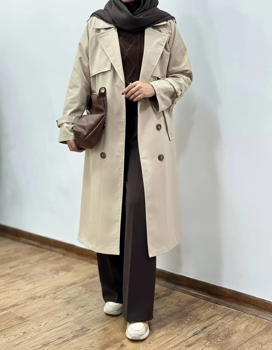 بارونی بلند ضد آب دنیز